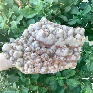 HUGE Druzy Quartz on Lace Agate!!